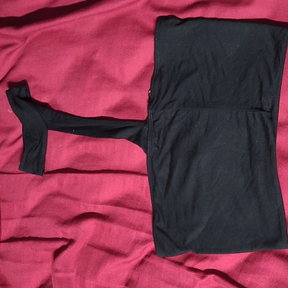 SHEIN black choker tube crop top 🖤